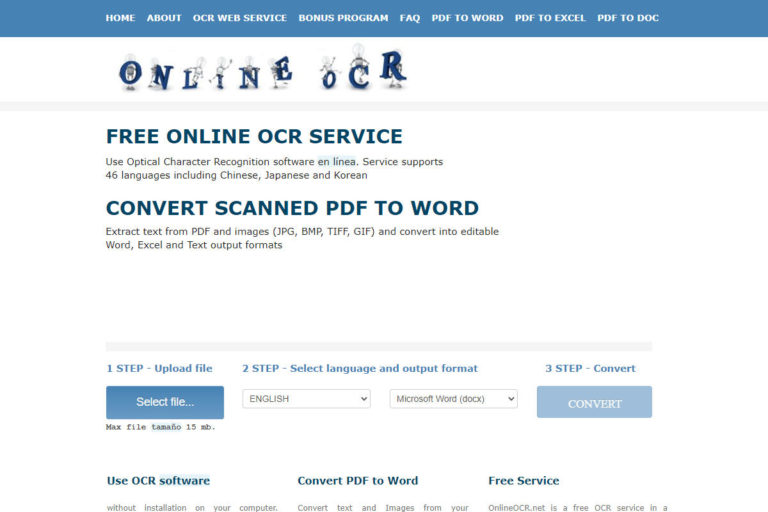webzeuch onlineocr